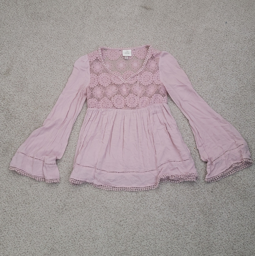 💥3 / 25$, Knox Rose, XS, Boho Long Sleeved Blouse